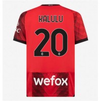 AC Milan Pierre Kalulu #20 Hjemmedrakt 2023-24 Kortermet